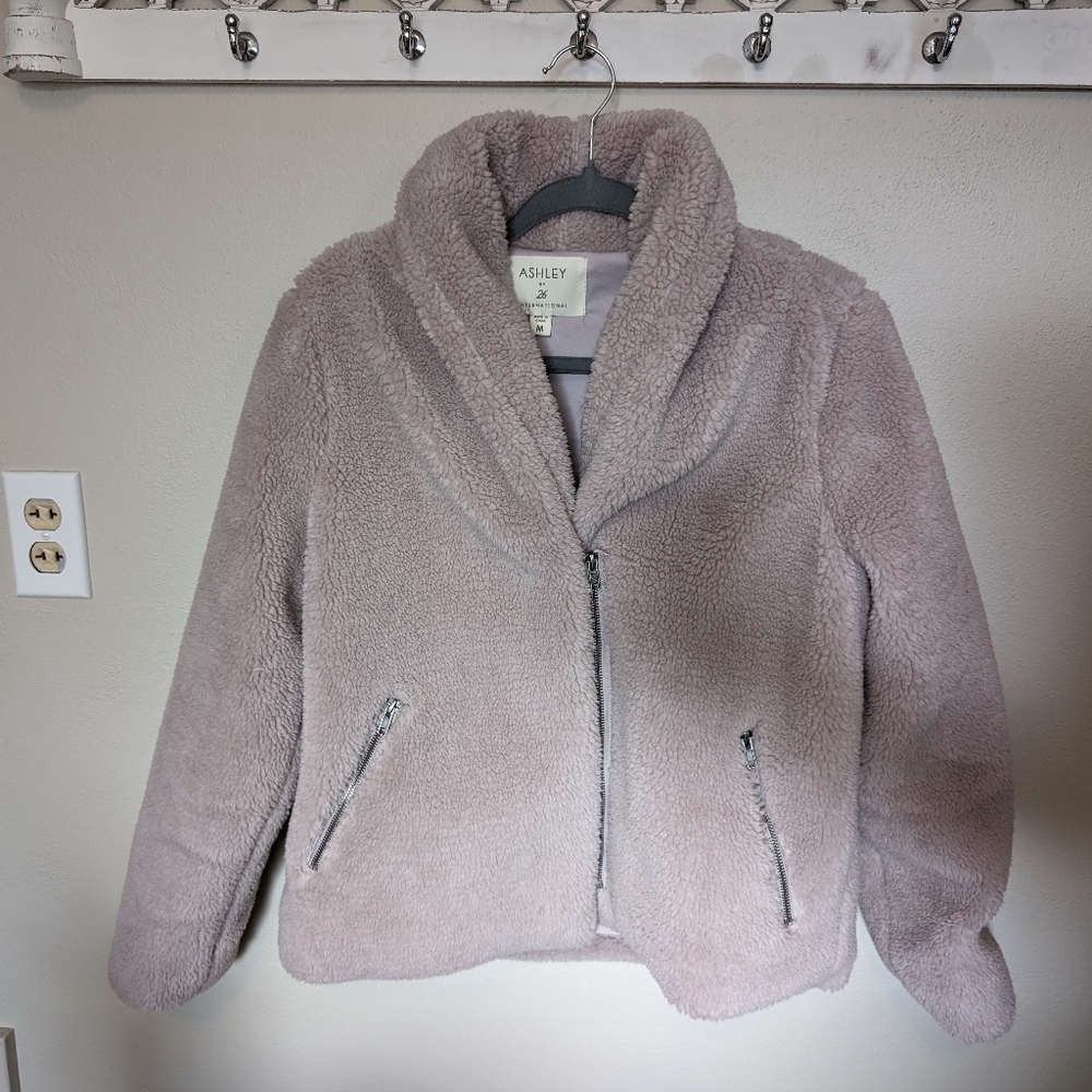 Ashley by 26 International Lavender Fleece Jacket